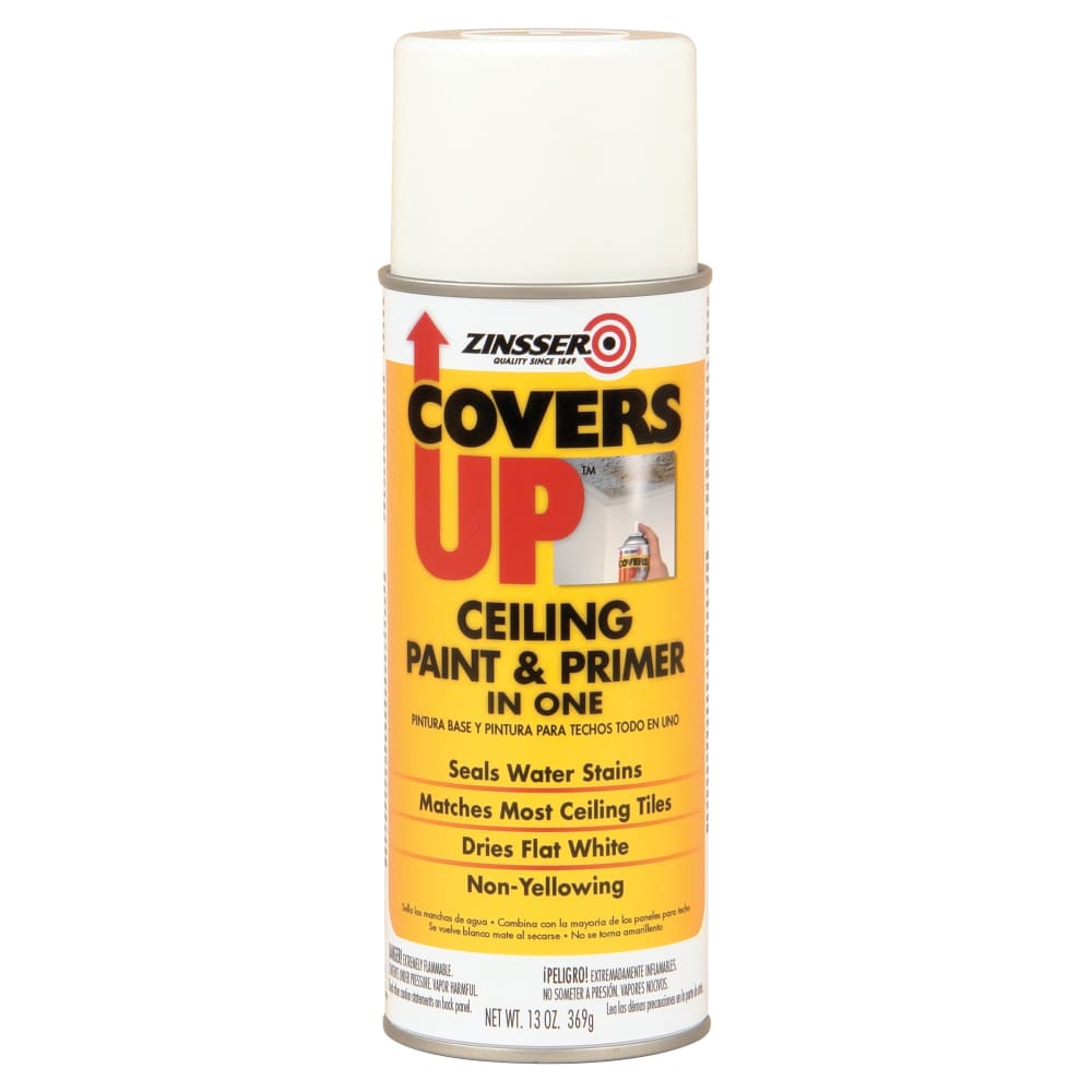 Zinsser Covers Up Ceiling Paint & Primer Spray, 13 oz